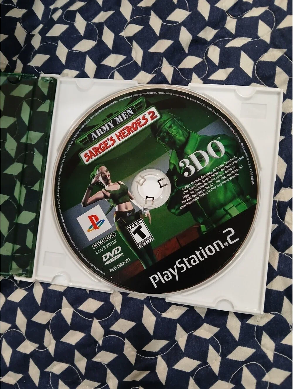 Army Men: Sarge's Heroes 2 (Sony PlayStation 2, 2001) PS2